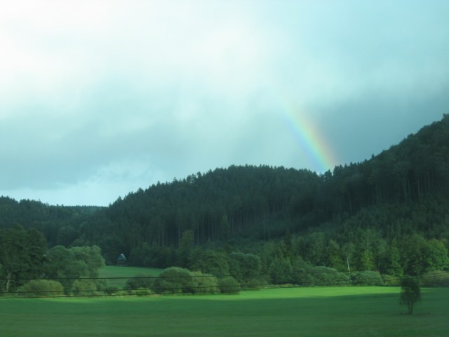 Train ride through the Czech Republic