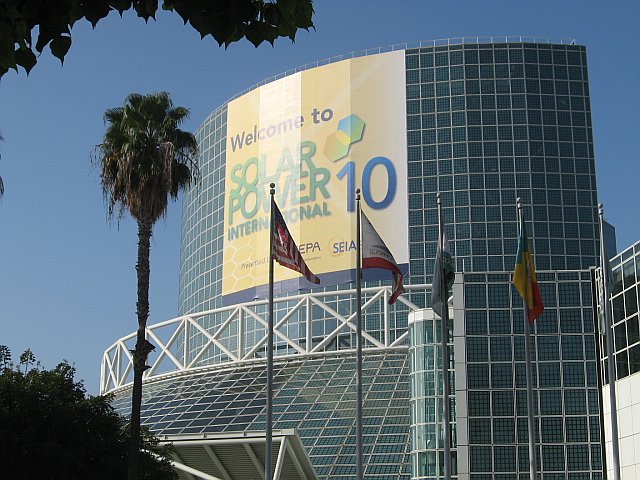 Solar Power International 2010 with my client