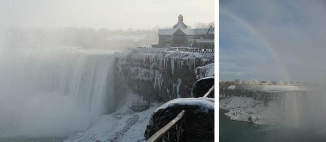 A brief stop on our way home to tell our family and friends--if a rainbow doesn't mean a promise of happiness, I don't know what does