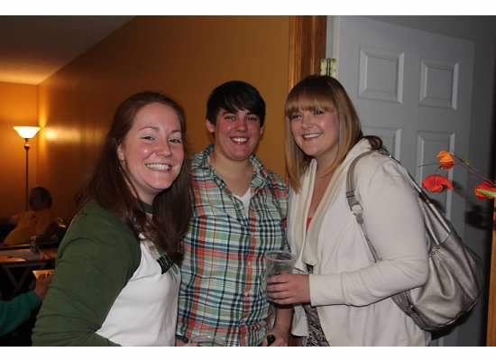 Hanging out with Kelly and Tracy