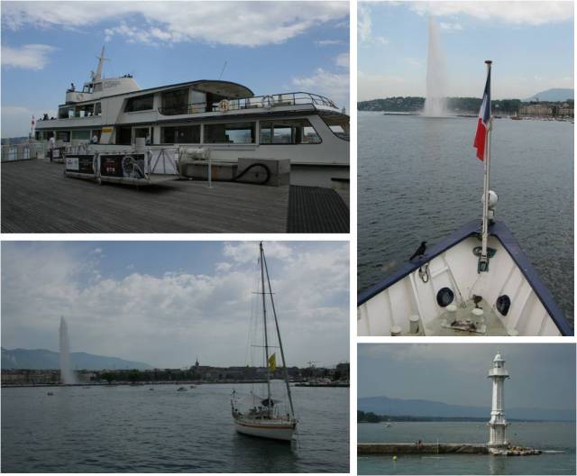 Took an hour-long boat ride around lake Geneva, seeing the water jet, the main parks and beaches and learning some of the city's history