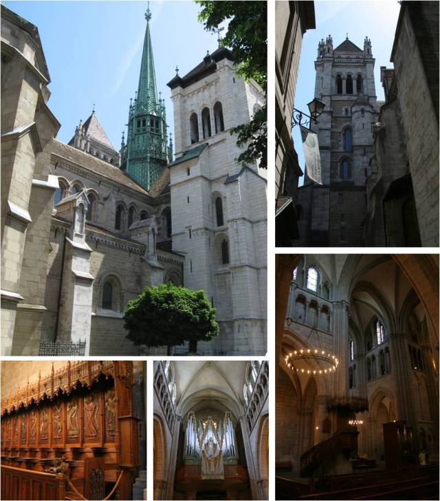 Finished up at St. Pierre's Cathedral, which was beautiful inside and out, before catching my train