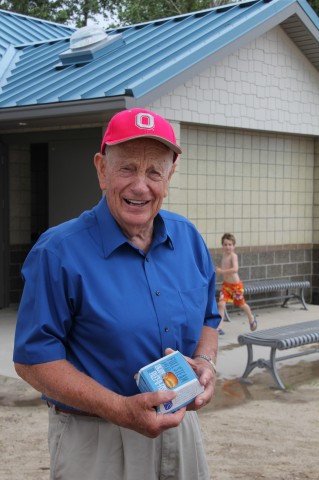 We were asked to bring some fish sandwiches for the lunch picnic so the fiance bought a McDs fish as a joke before we handed out the real deal