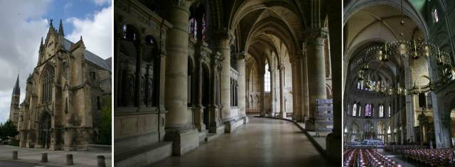 St. Remi Bascilica, which had a look all it's own and some marvelous and dramatic lighting