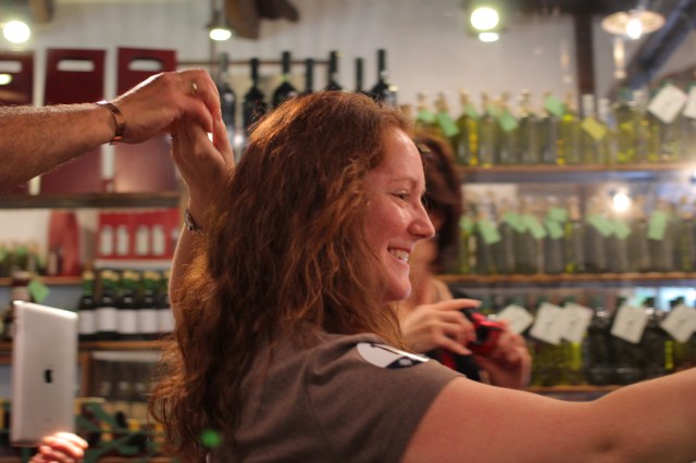 I was also happy to dance!