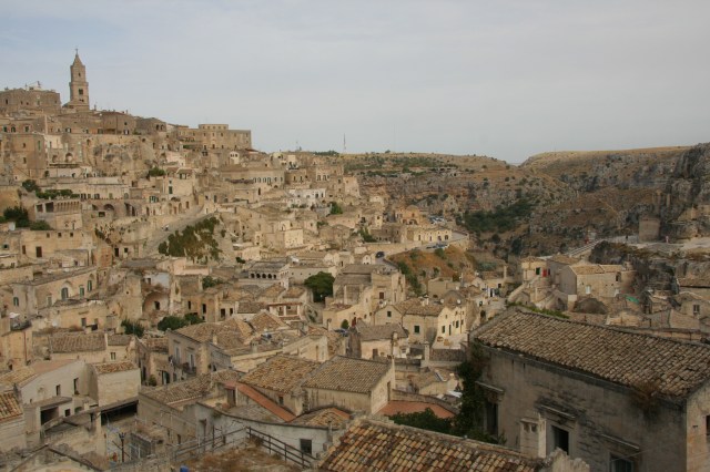 Spectacular view of the caves