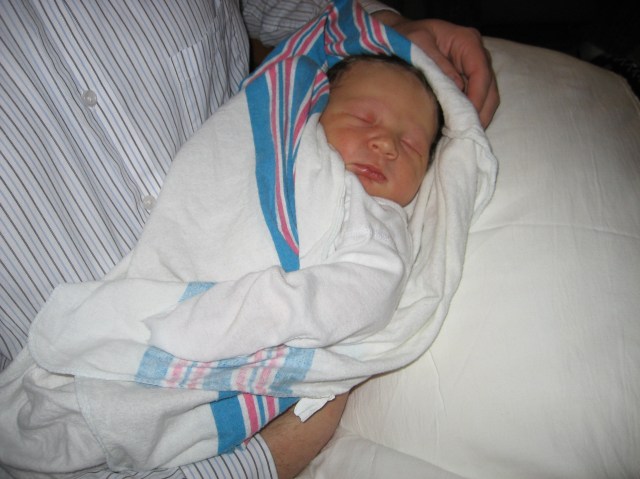 Our friends' baby, Nathanial