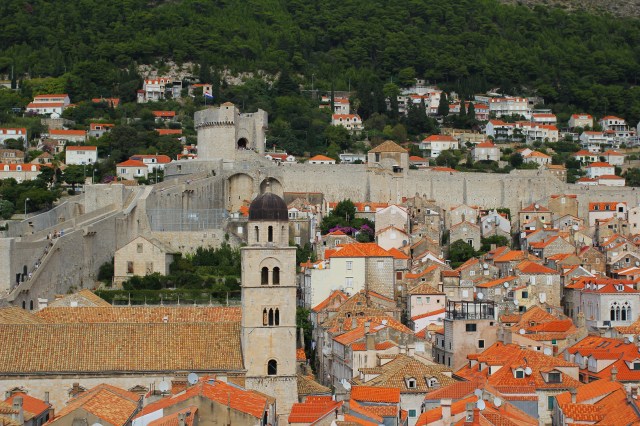 Our view from the Maritime Museum and the walkable walls