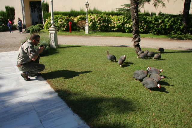 Husband capturing a few shots in the bird sanctuary