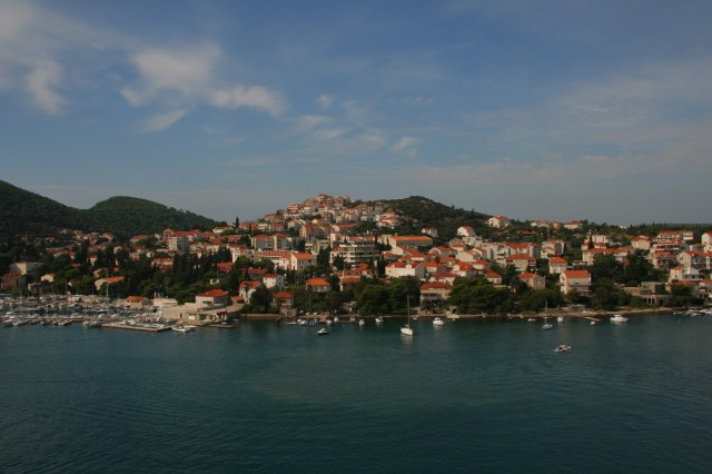 Beautiful views of the shoreline from our ship