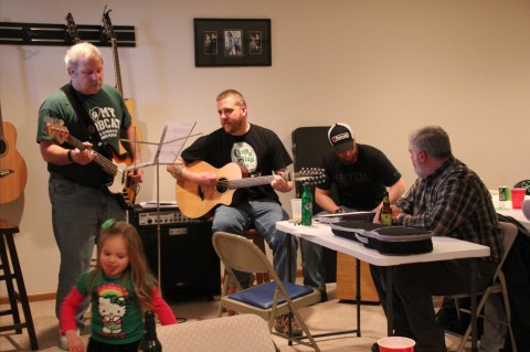 Music, singing and dancing