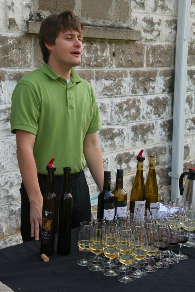 This fellow tried to keep our attention--he was successful with us, but not the rest of our group, which was a giant bachelorette party that had clearly already made a few stops...