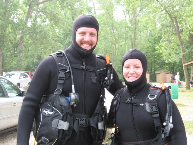 Certified divers!