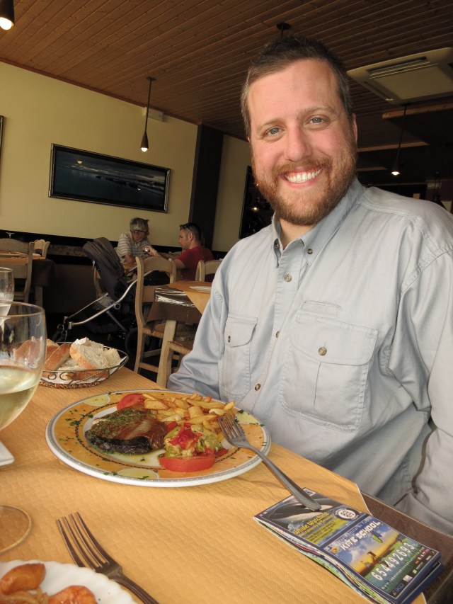 A local shop owner helped us find an ATM so we could withdrawal some euros, and then we sat down to an incredible seafood meal.