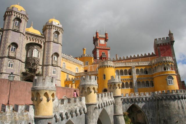 Our day trip to Sintra began with a train ride to the small city and then a bus to the incredible Pena Palace!