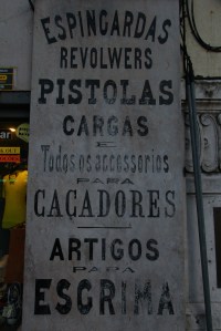 My husband loved this sign next to the cafe downtown Lisbon where we ate steamed pork buns our last evening.
