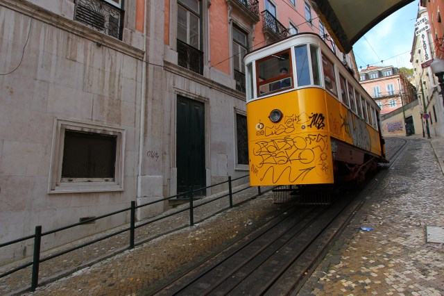 The next day we explored the three main neighborhoods of Lisbon, beginning with a funicular ride to Bairro Alto.
