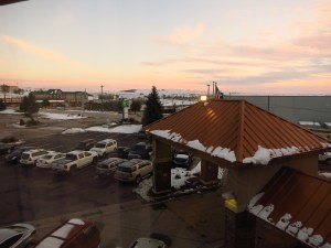 Early morning view from the hotel