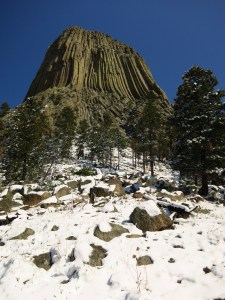 Hiking around the tower